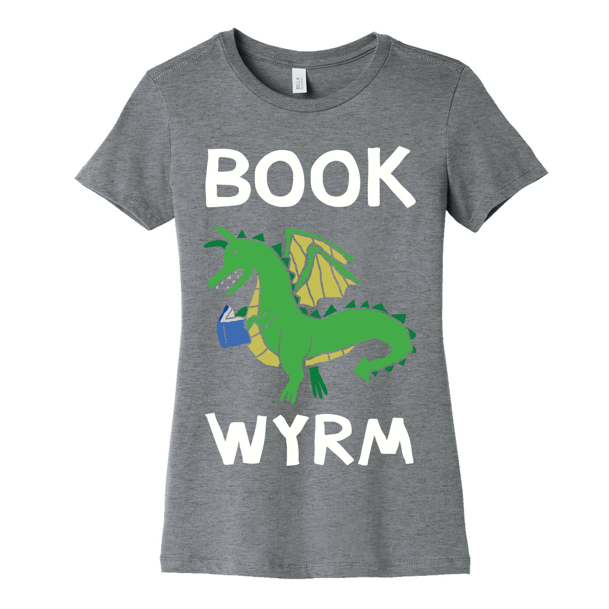 Book Wyrm Dragon Women's Cotton Tee