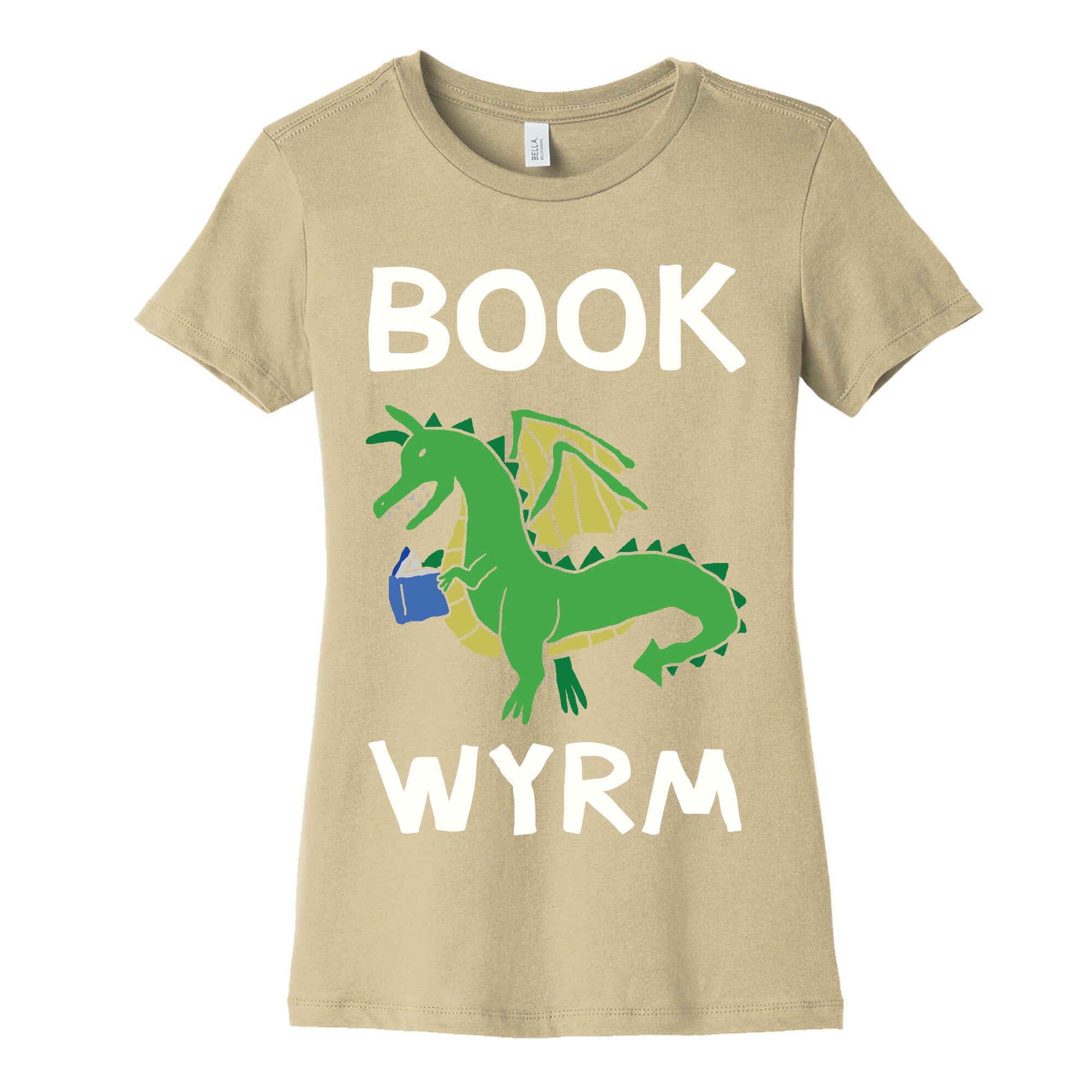 Book Wyrm Dragon Women's Cotton Tee