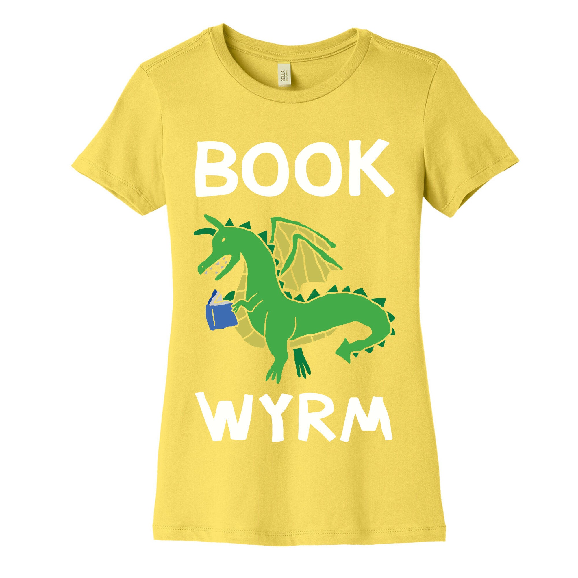 Book Wyrm Dragon Women's Cotton Tee