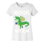 Book Wyrm Dragon Women's Cotton Tee