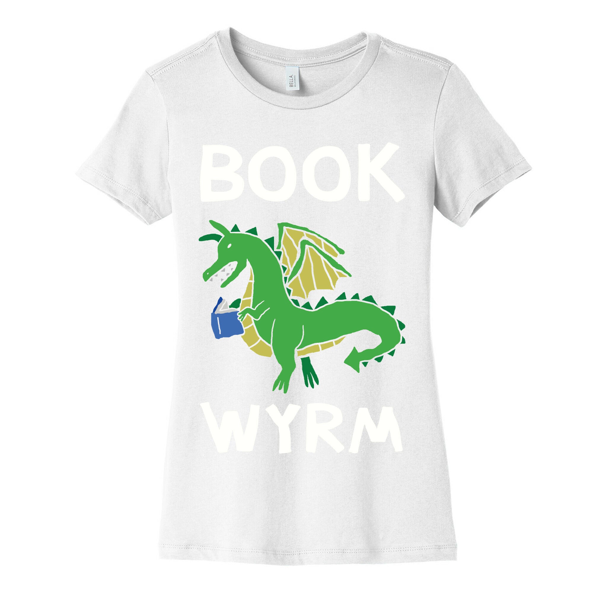Book Wyrm Dragon Women's Cotton Tee