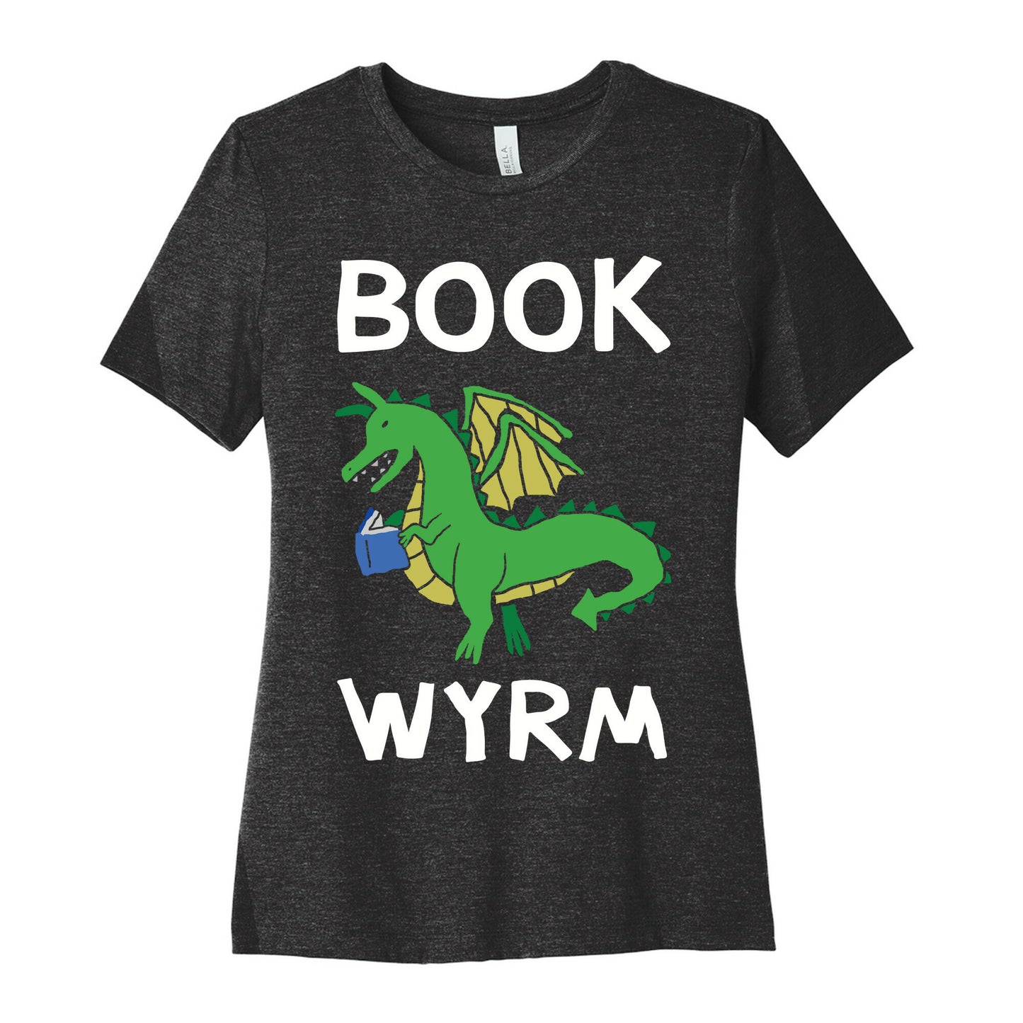 Book Wyrm Dragon Women's Cotton Tee