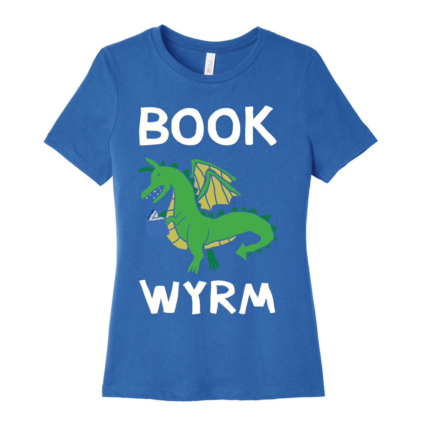 Book Wyrm Dragon Women's Cotton Tee