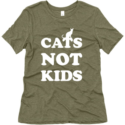 Cats Not Kids Women's Triblend Tee