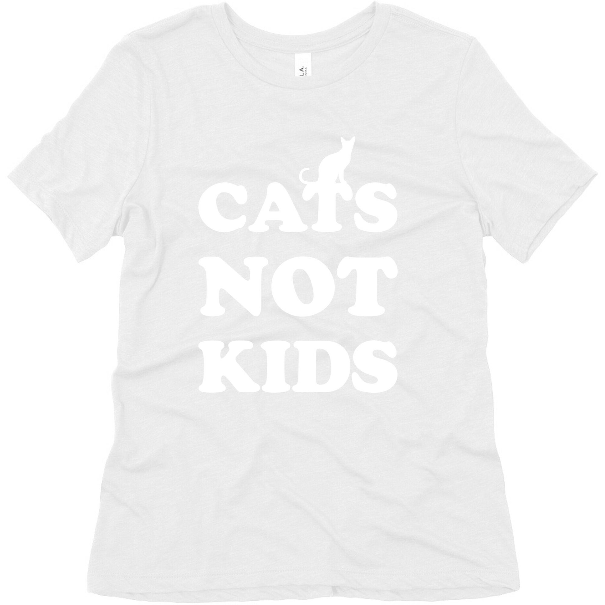 Cats Not Kids Women's Triblend Tee