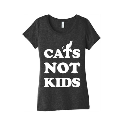 Cats Not Kids Women's Triblend Tee