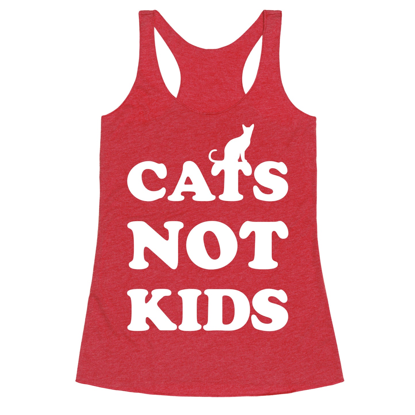 Cats Not Kids Racerback Tank