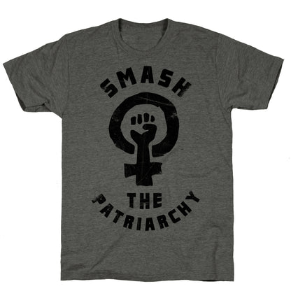 Smash The Patriarchy Unisex Triblend Tee