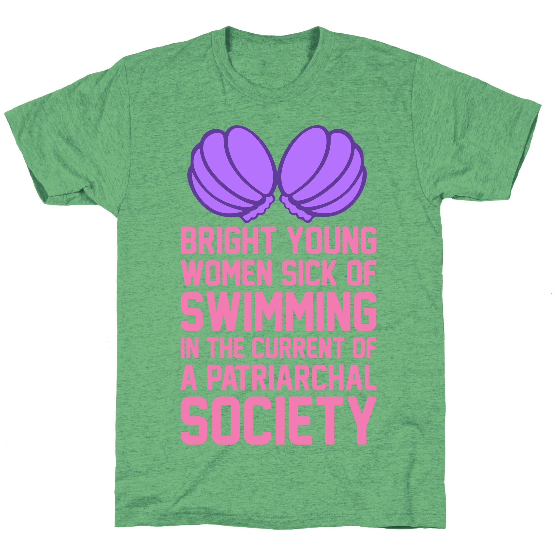Feminist Mermaid Unisex Triblend Tee