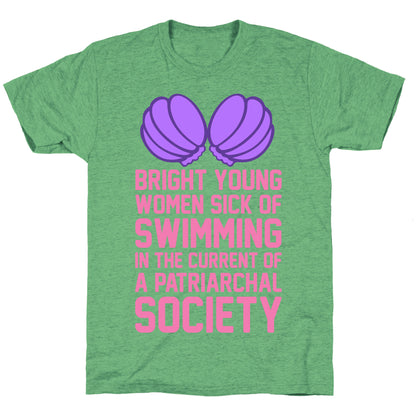 Feminist Mermaid Unisex Triblend Tee