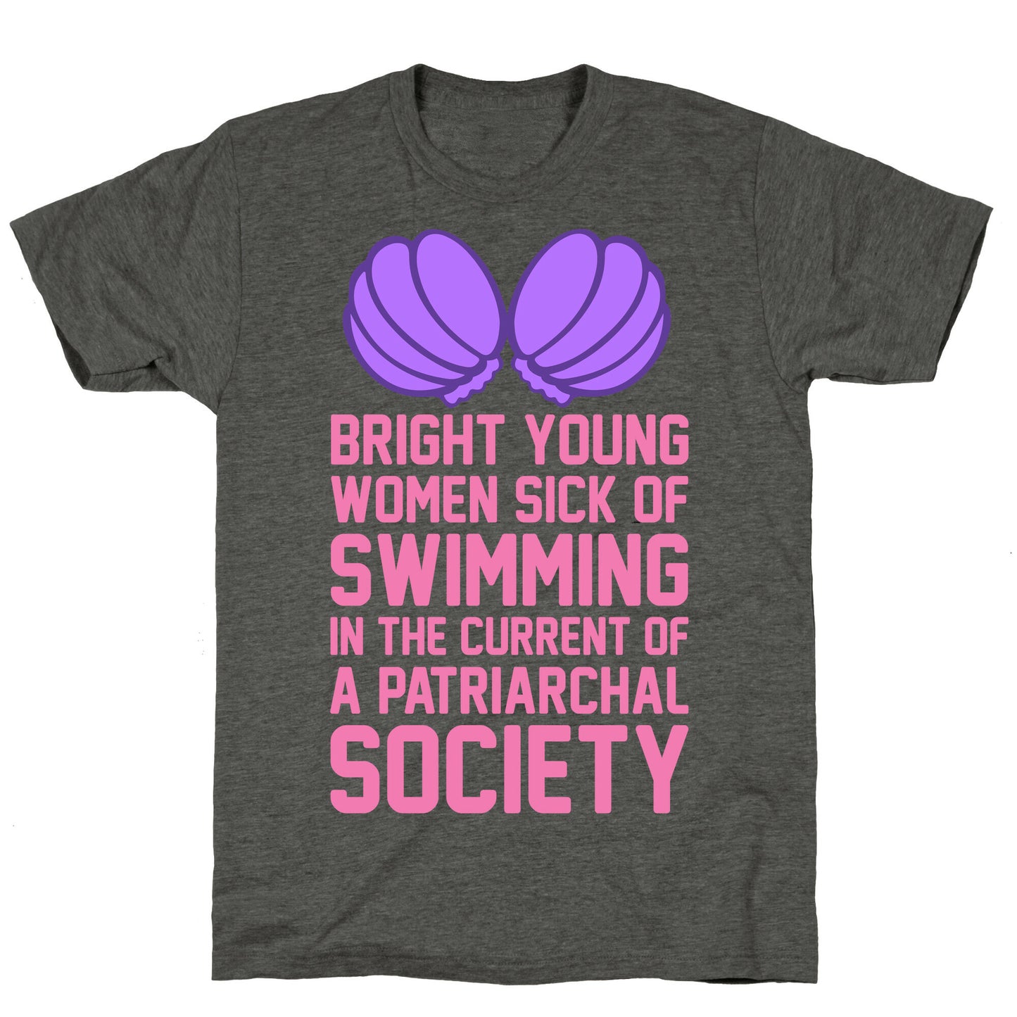 Feminist Mermaid Unisex Triblend Tee