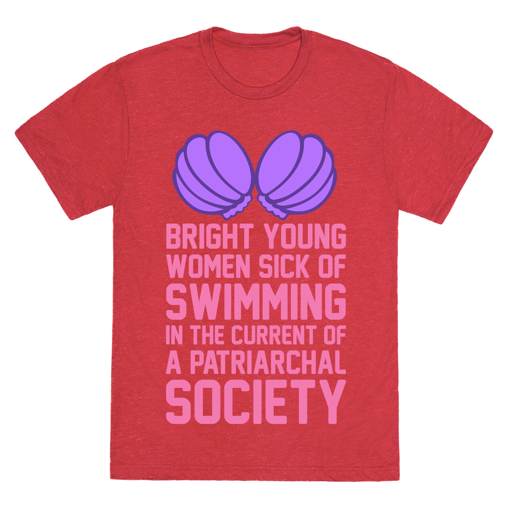 Feminist Mermaid Unisex Triblend Tee