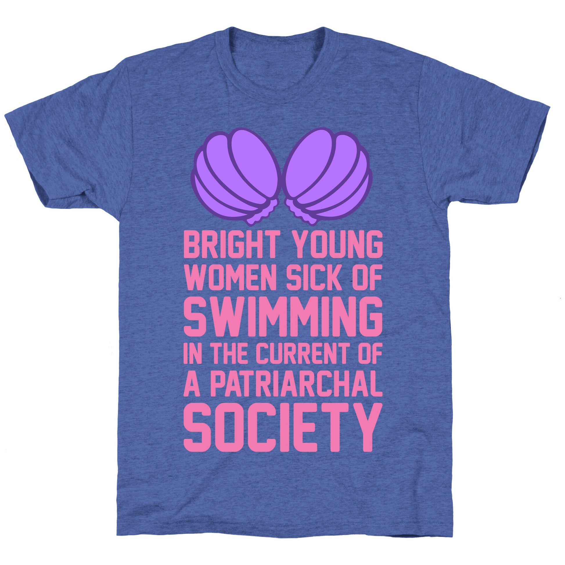 Feminist Mermaid Unisex Triblend Tee