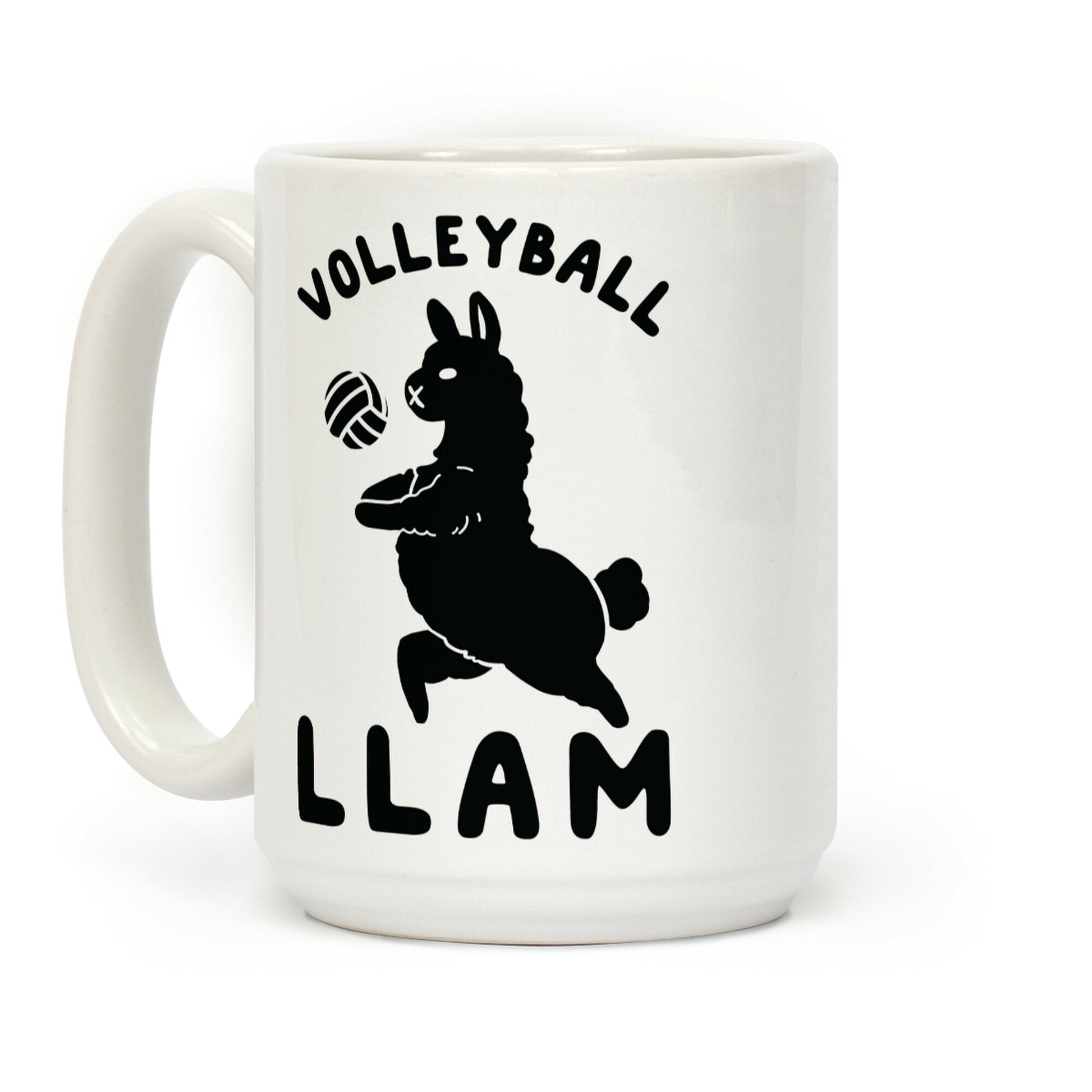 Volleyball Llam Coffee Mug