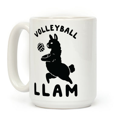 Volleyball Llam Coffee Mug