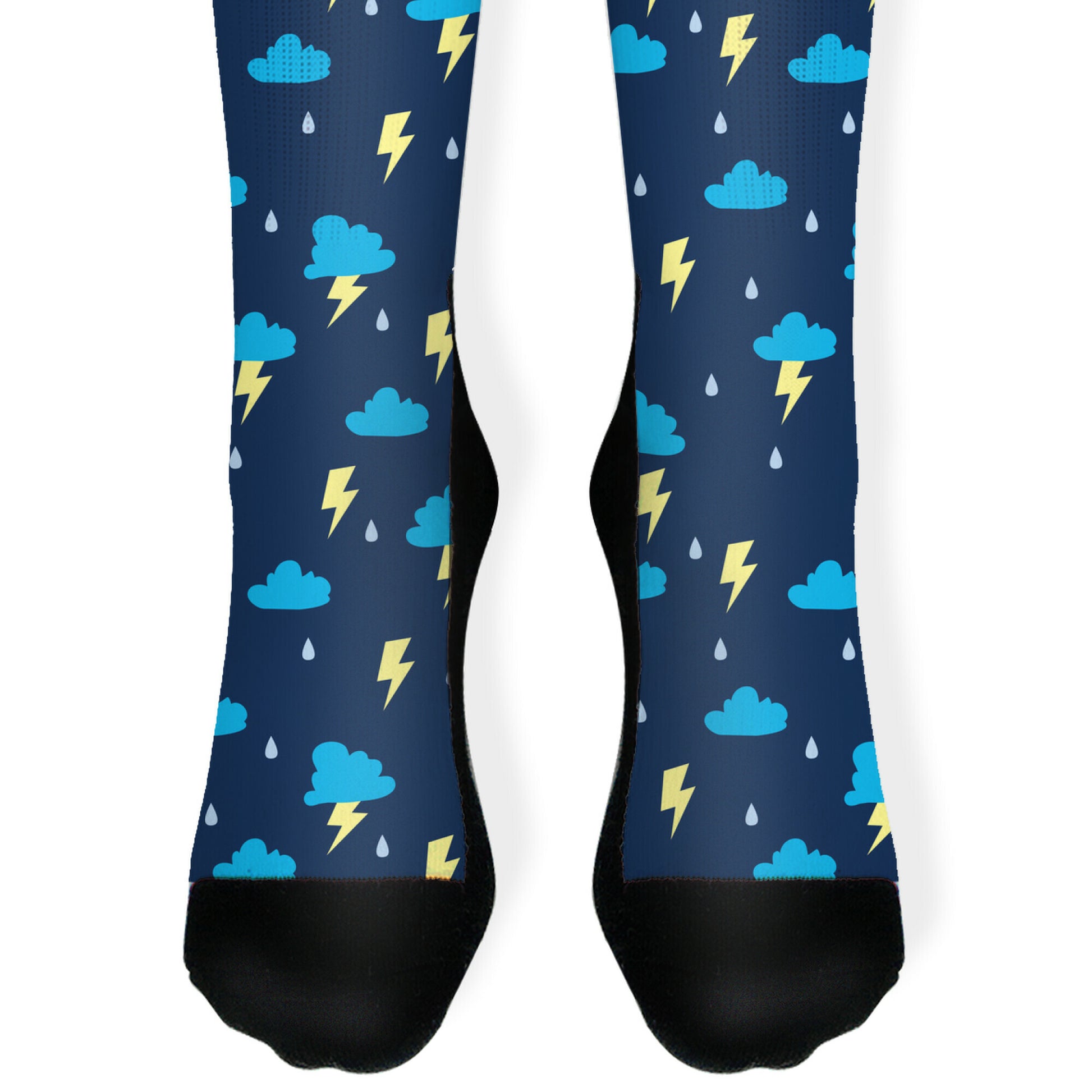 Thunderstorm Pattern Socks