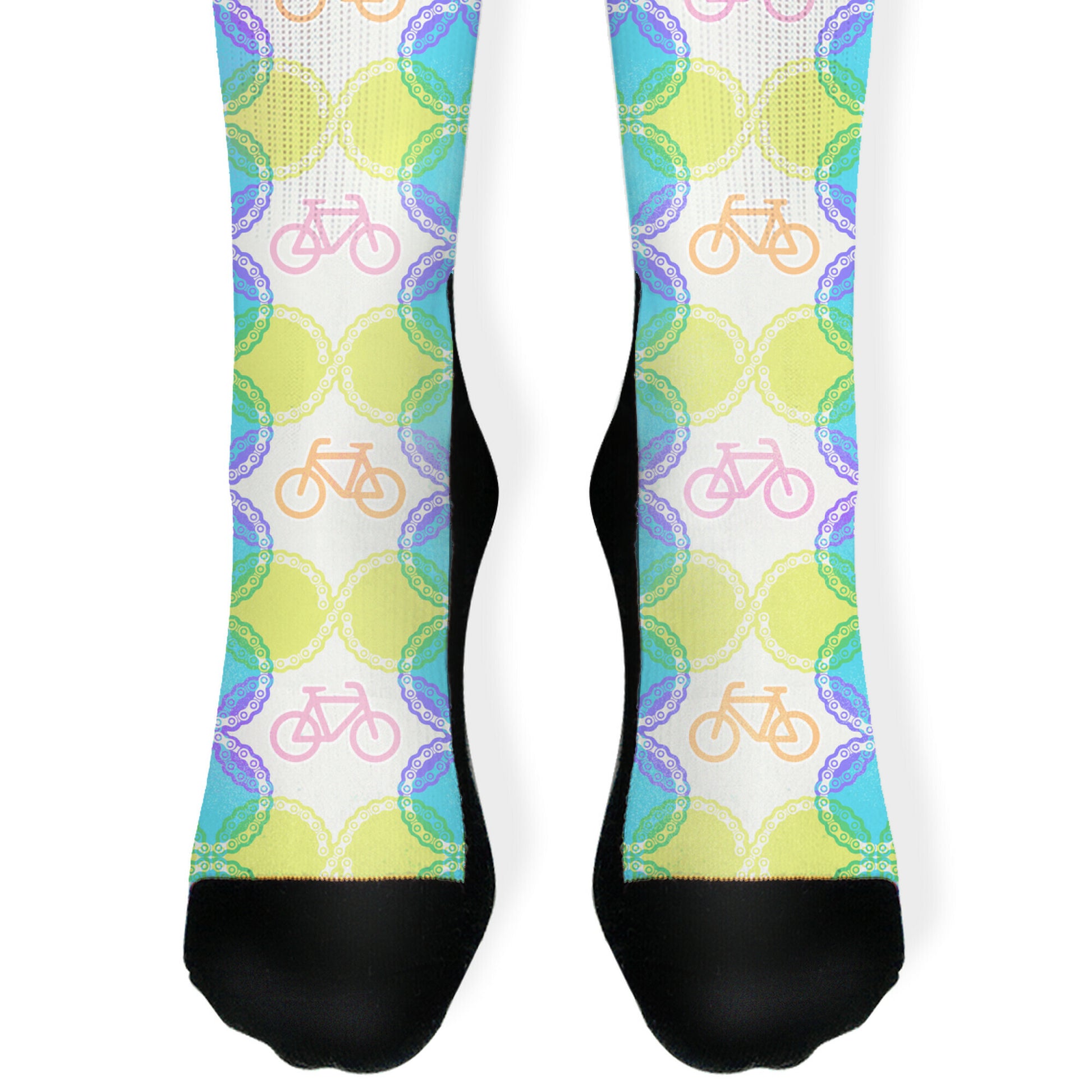 Bicycle Pattern Socks