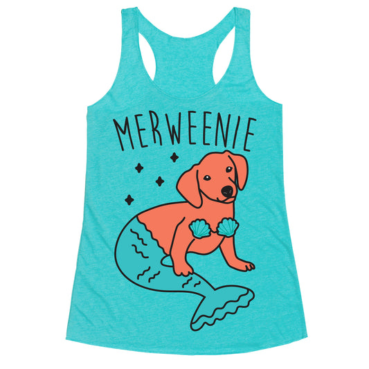 Merweenie Dachshund Racerback Tank