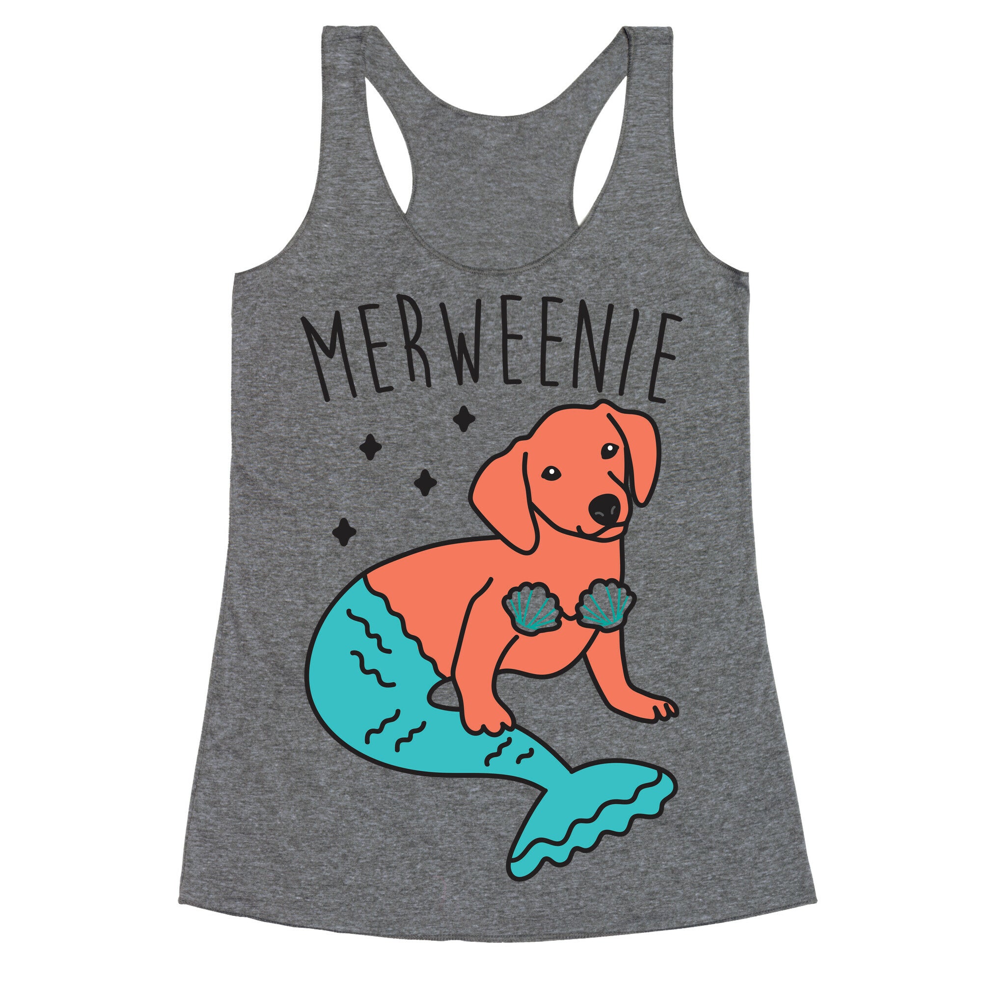 Merweenie Dachshund Racerback Tank