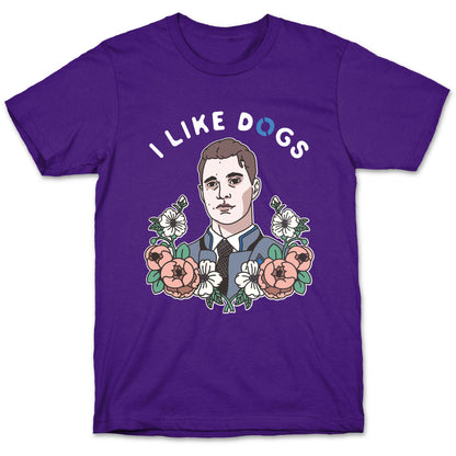 I Like Dogs Connor T-Shirt
