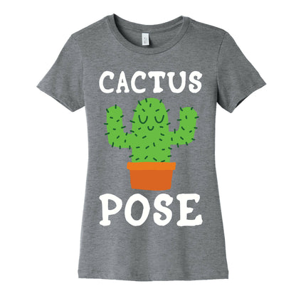 Cactus Pose Yoga Women's Cotton Tee