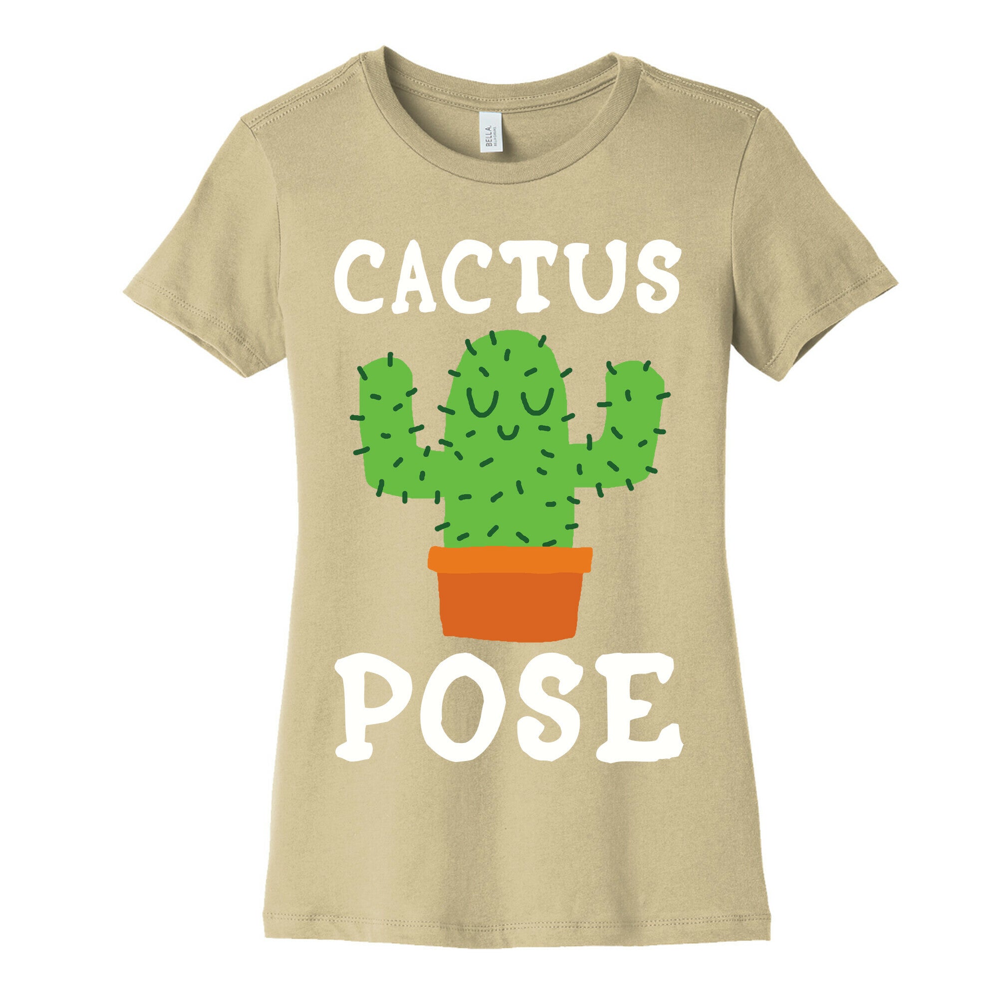 Cactus Pose Yoga Women's Cotton Tee