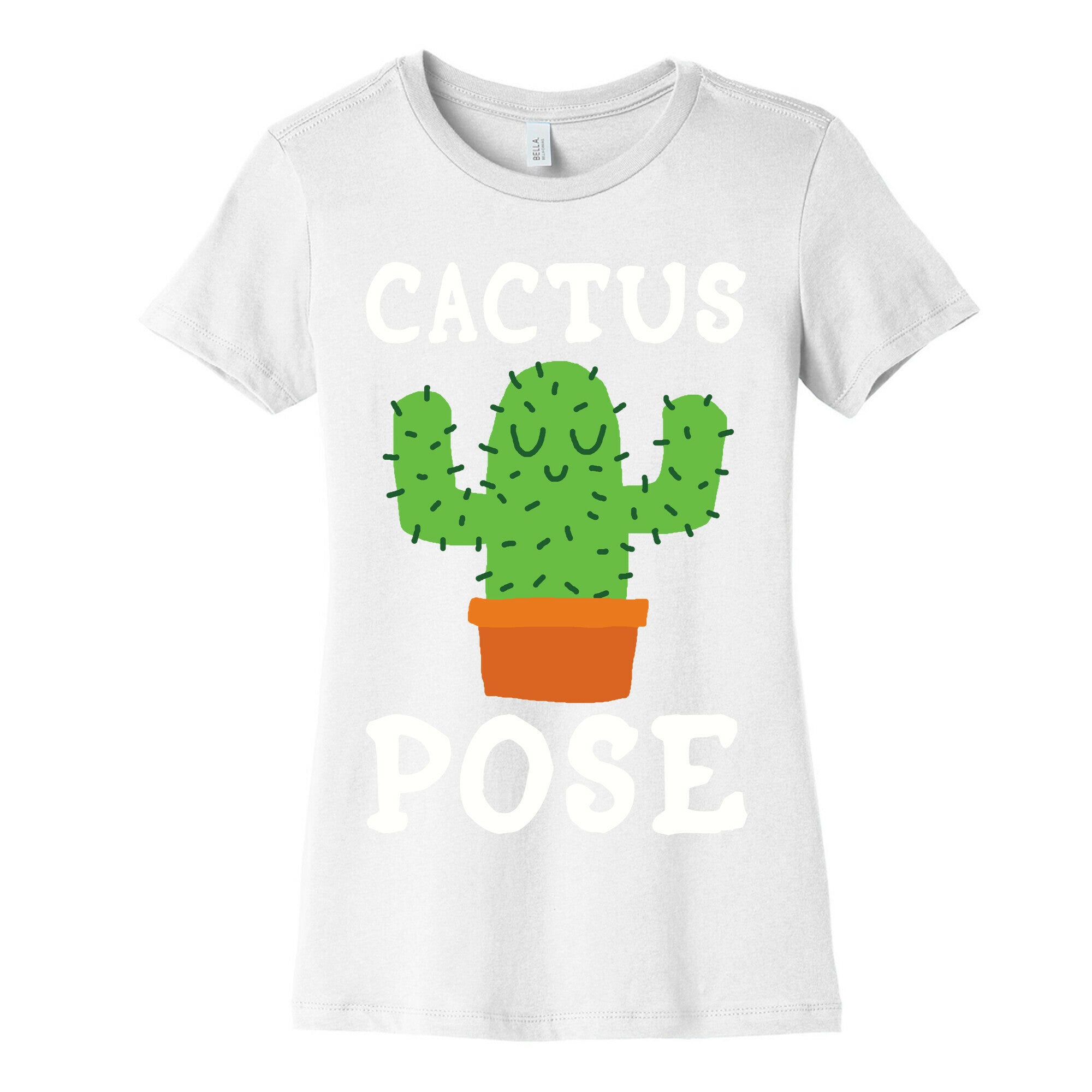 Cactus Pose Yoga Women's Cotton Tee