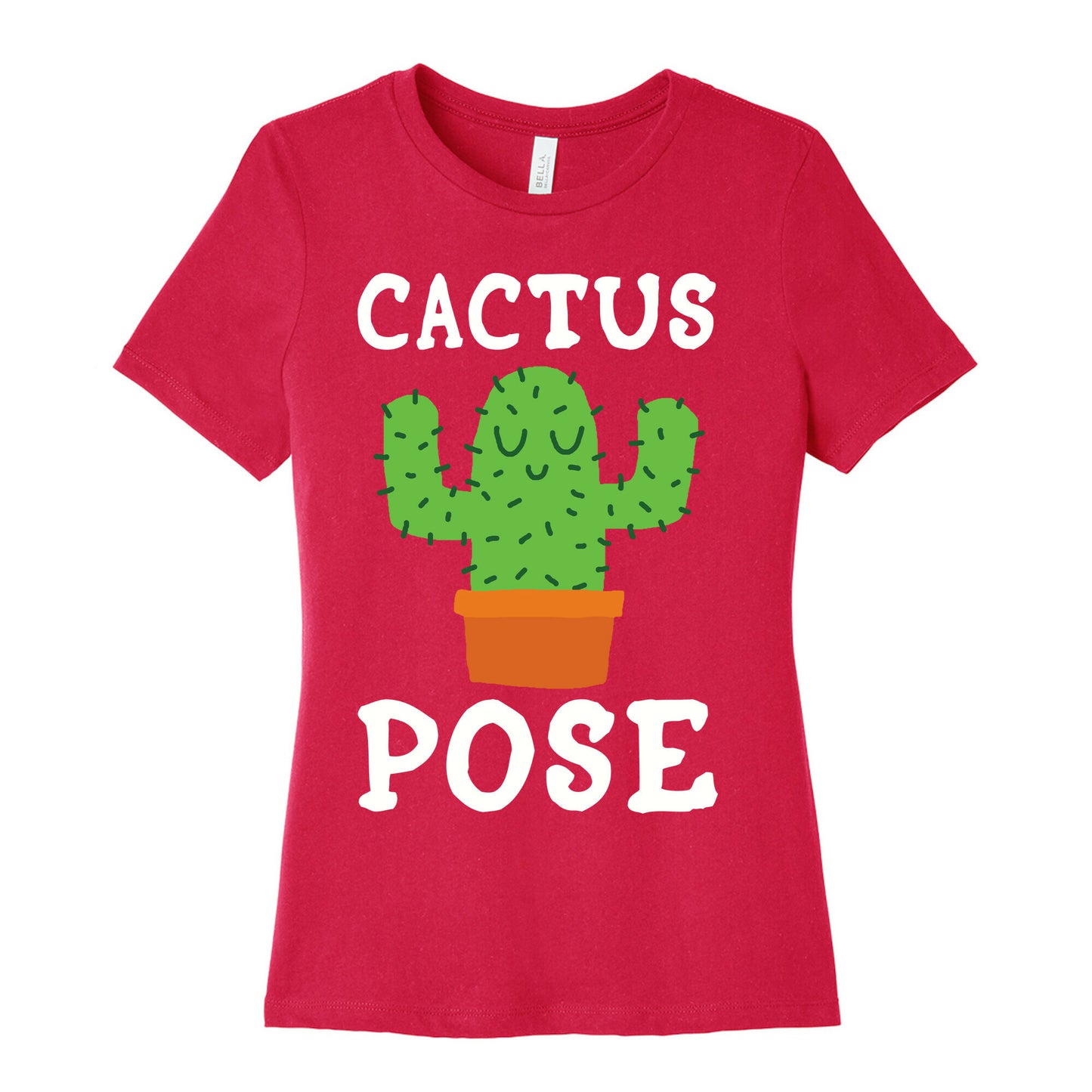 Cactus Pose Yoga Women's Cotton Tee