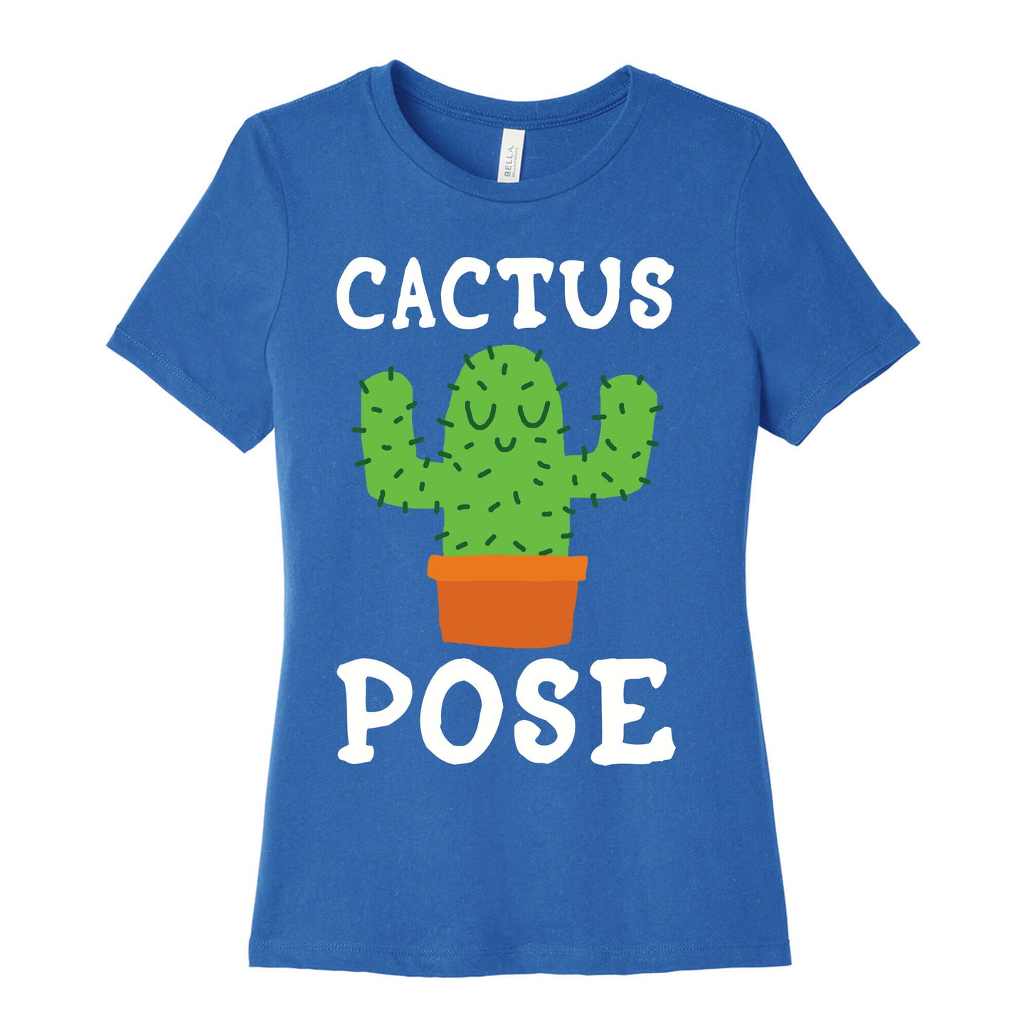 Cactus Pose Yoga Women's Cotton Tee