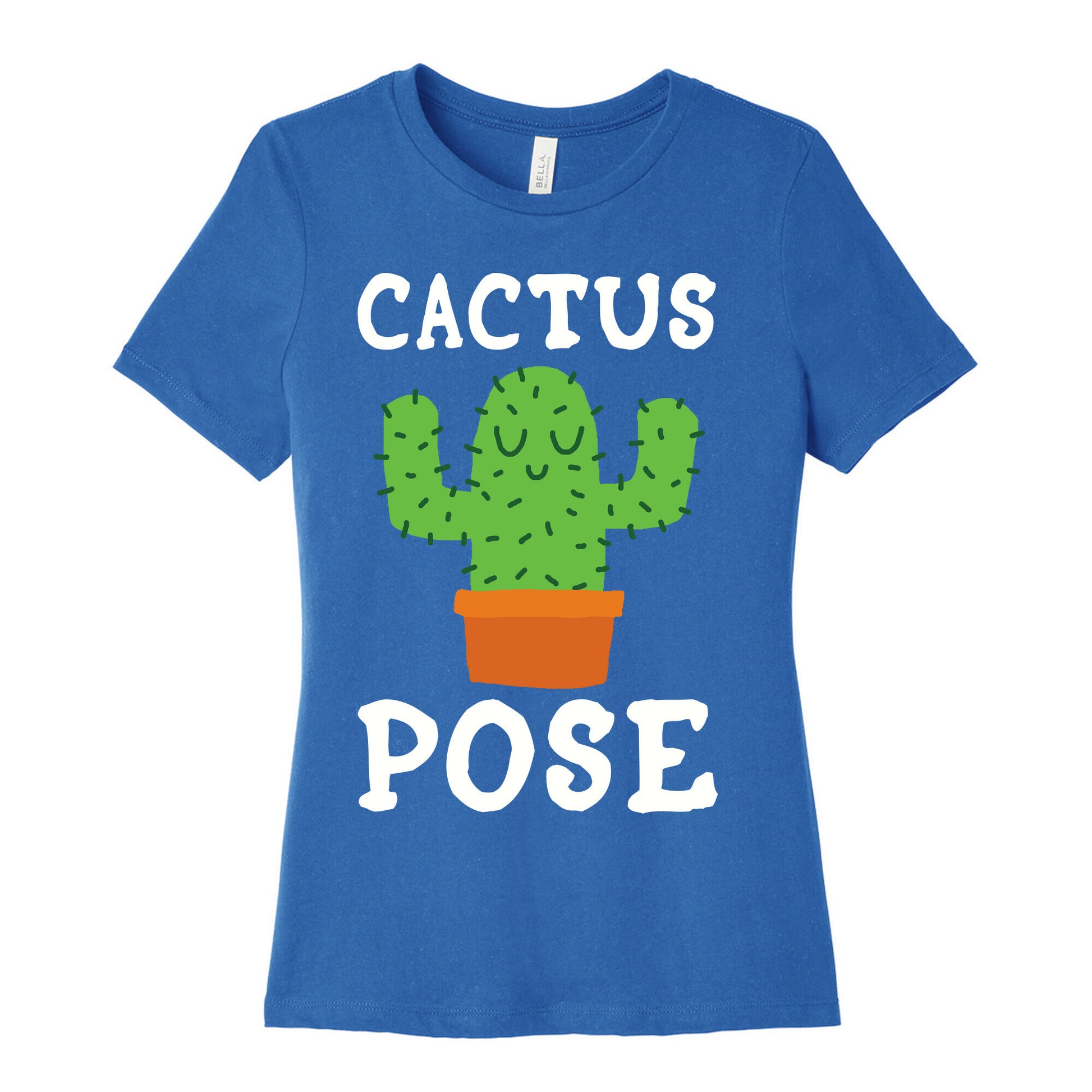 Cactus Pose Yoga Women's Cotton Tee