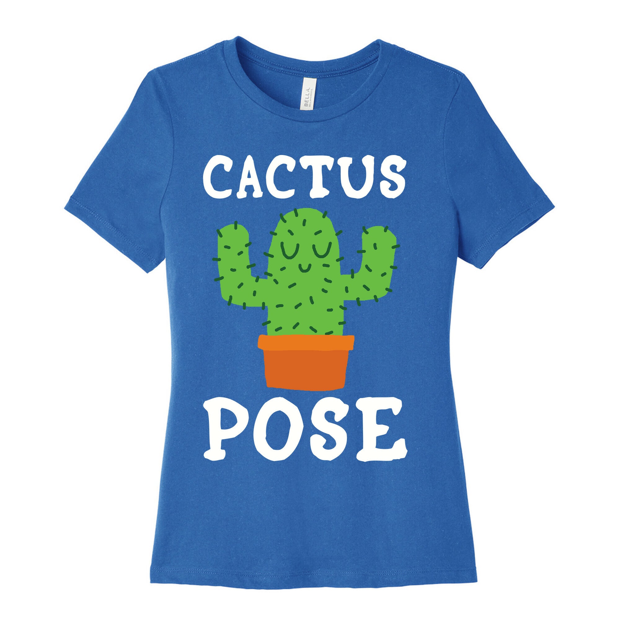 Cactus Pose Yoga Women's Cotton Tee