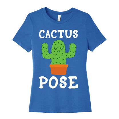 Cactus Pose Yoga Women's Cotton Tee