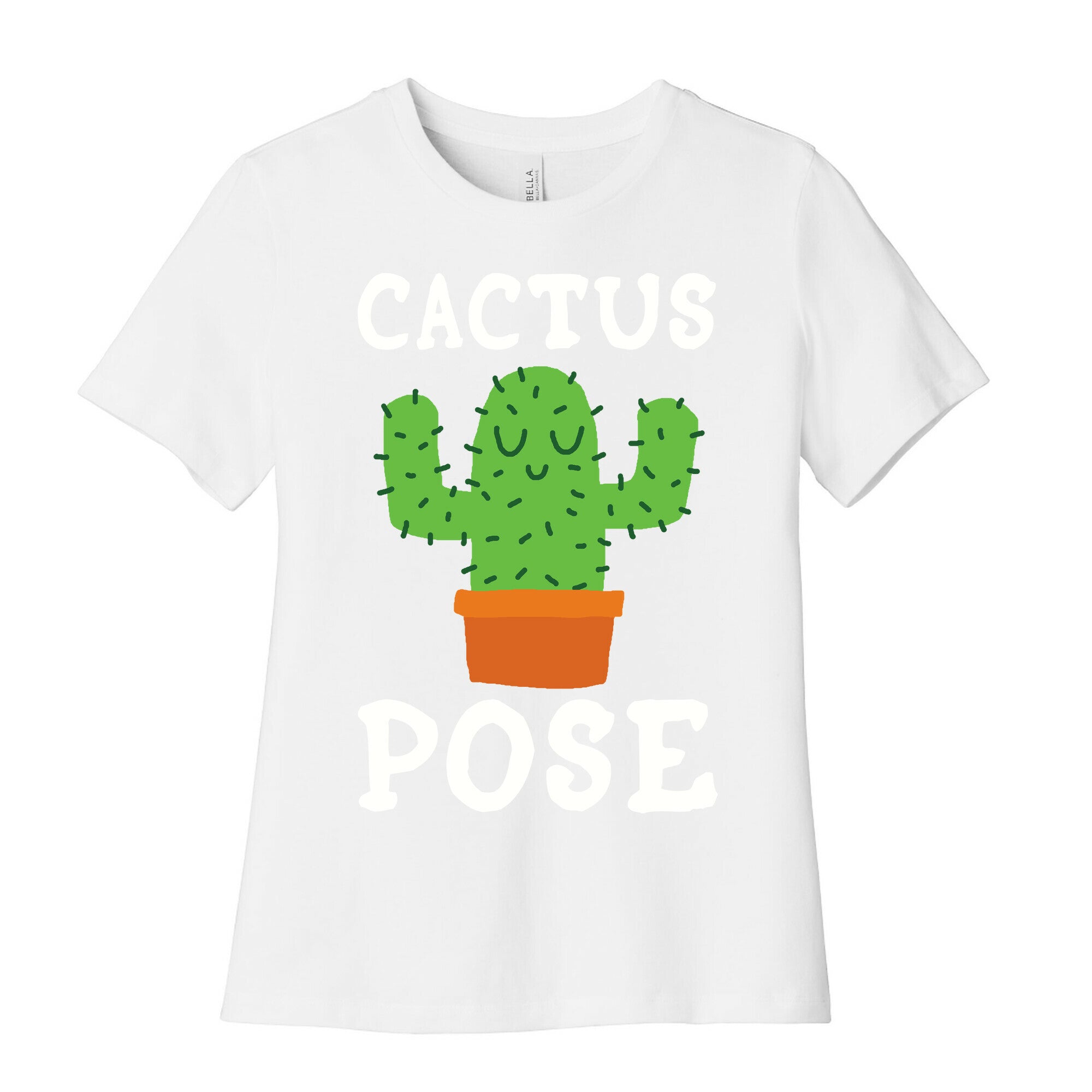 Cactus Pose Yoga Women's Cotton Tee