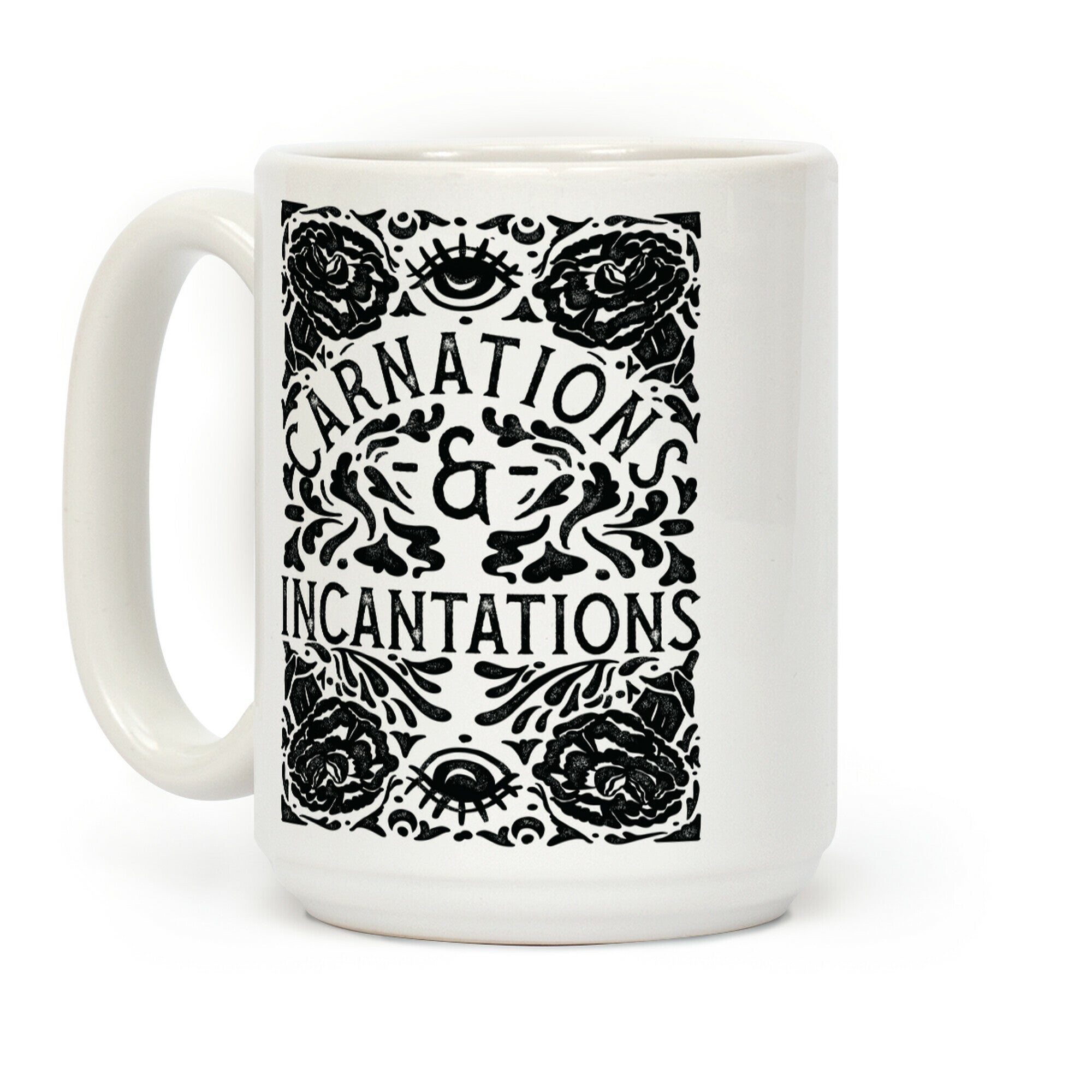 Carnations and Incantations Coffee Mug