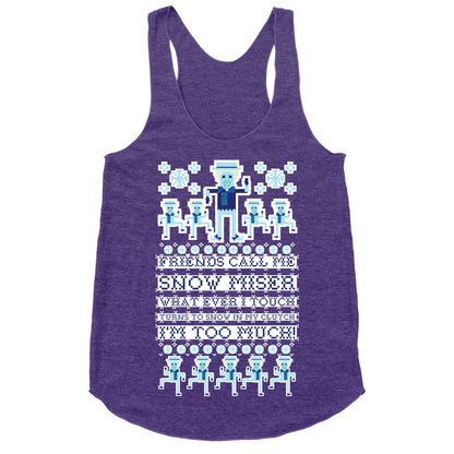 Friends Call Me Snow Miser Racerback Tank