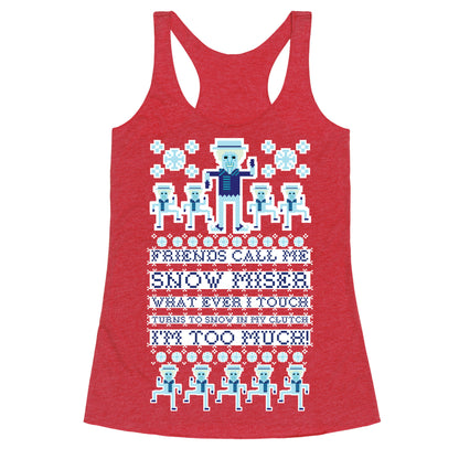 Friends Call Me Snow Miser Racerback Tank