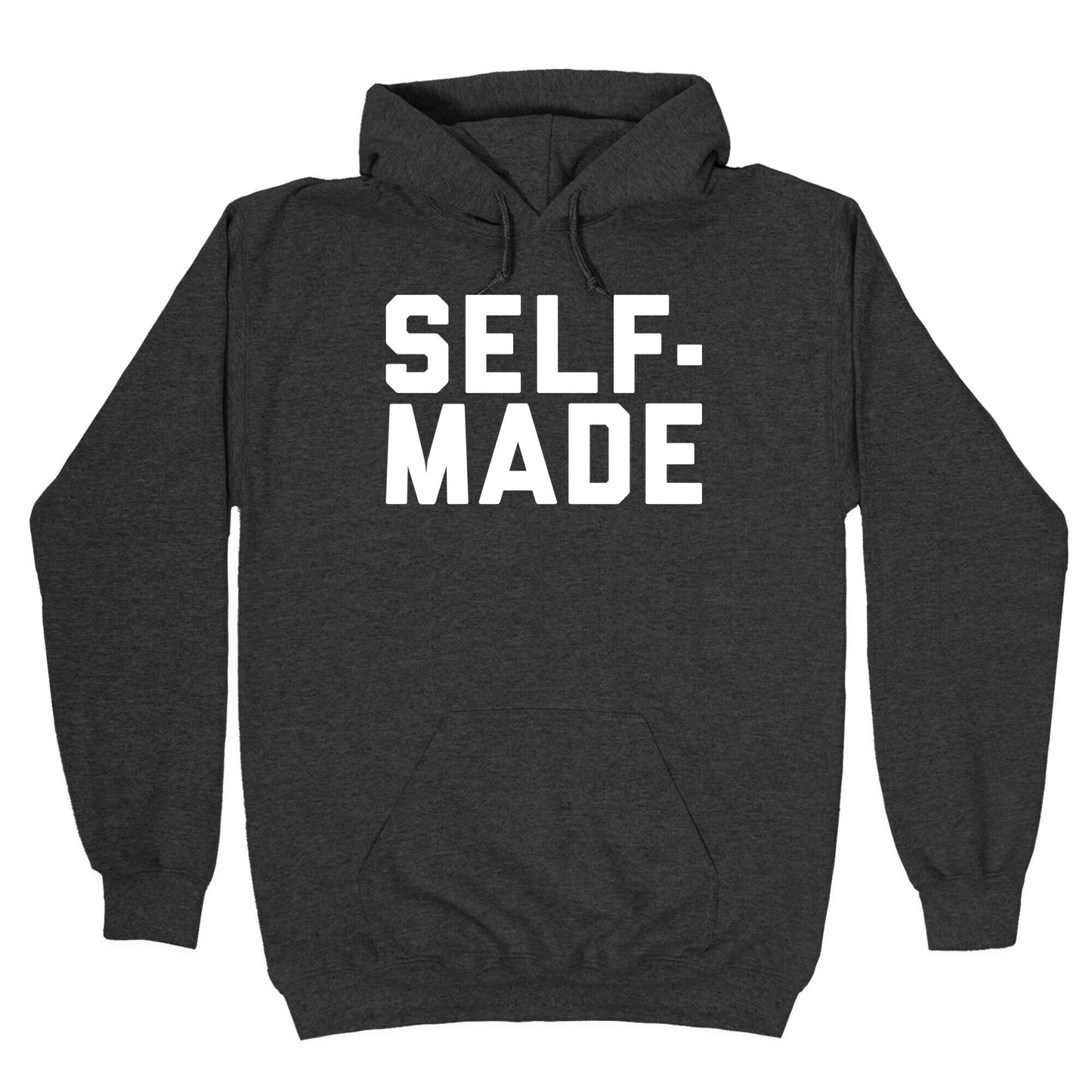Self-Made White Print Hoodie