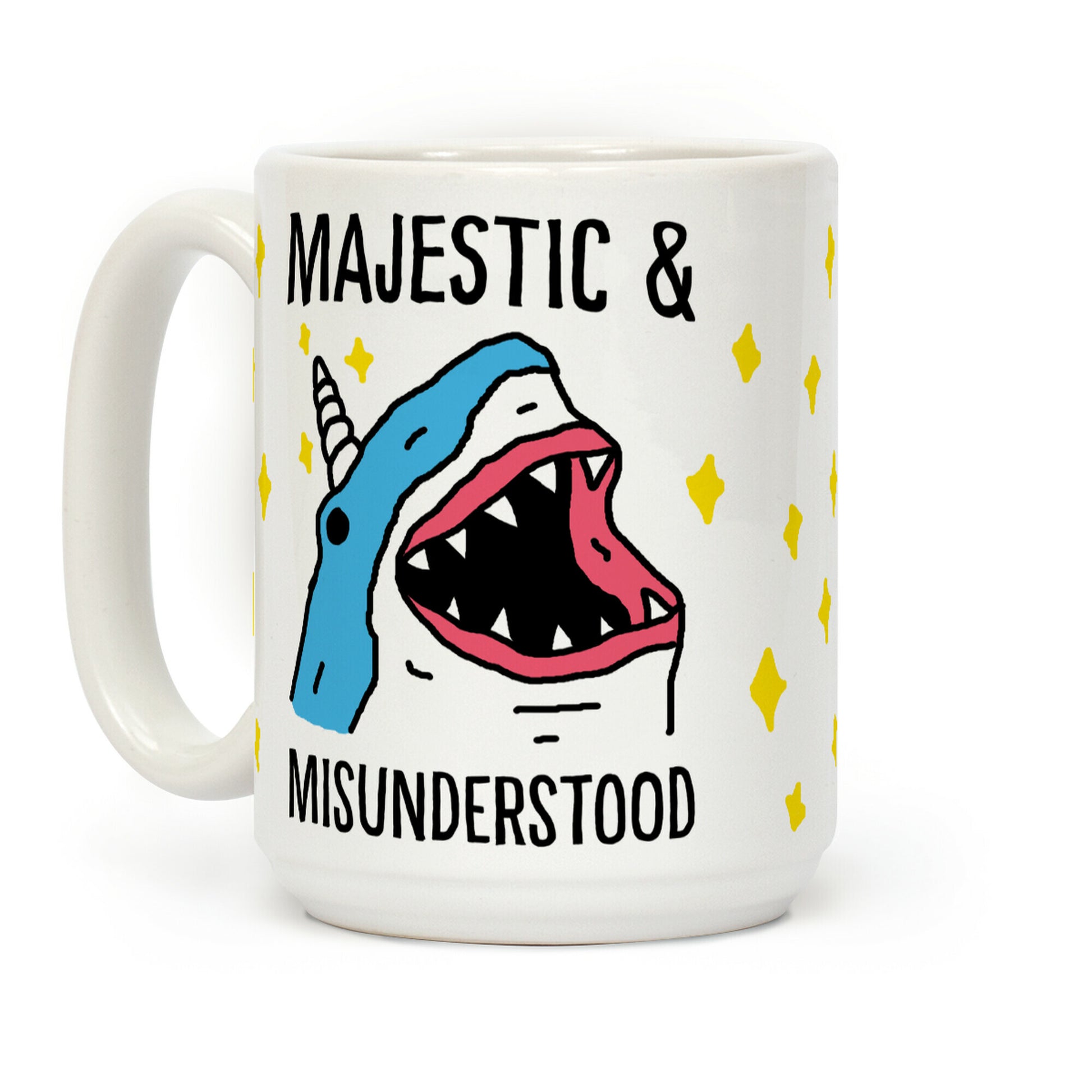 Majestic And Misunderstood Shark Coffee Mug