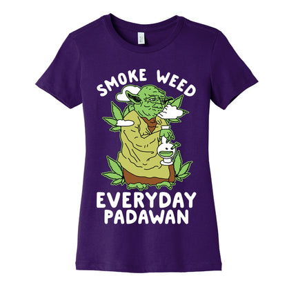 Smoke Weed Everyday Padawan Women's Cotton Tee