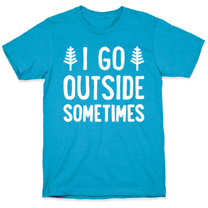 I Go Outside Sometimes Unisex Triblend Tee