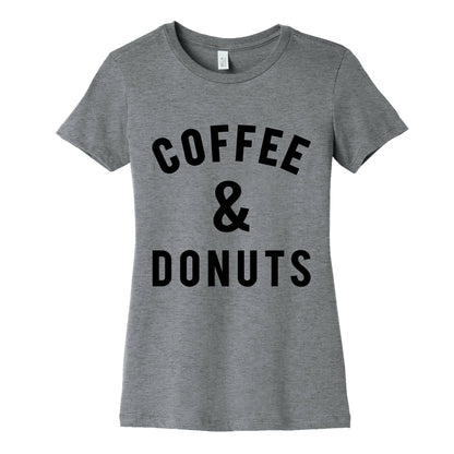 Coffee And Donuts Women's Cotton Tee