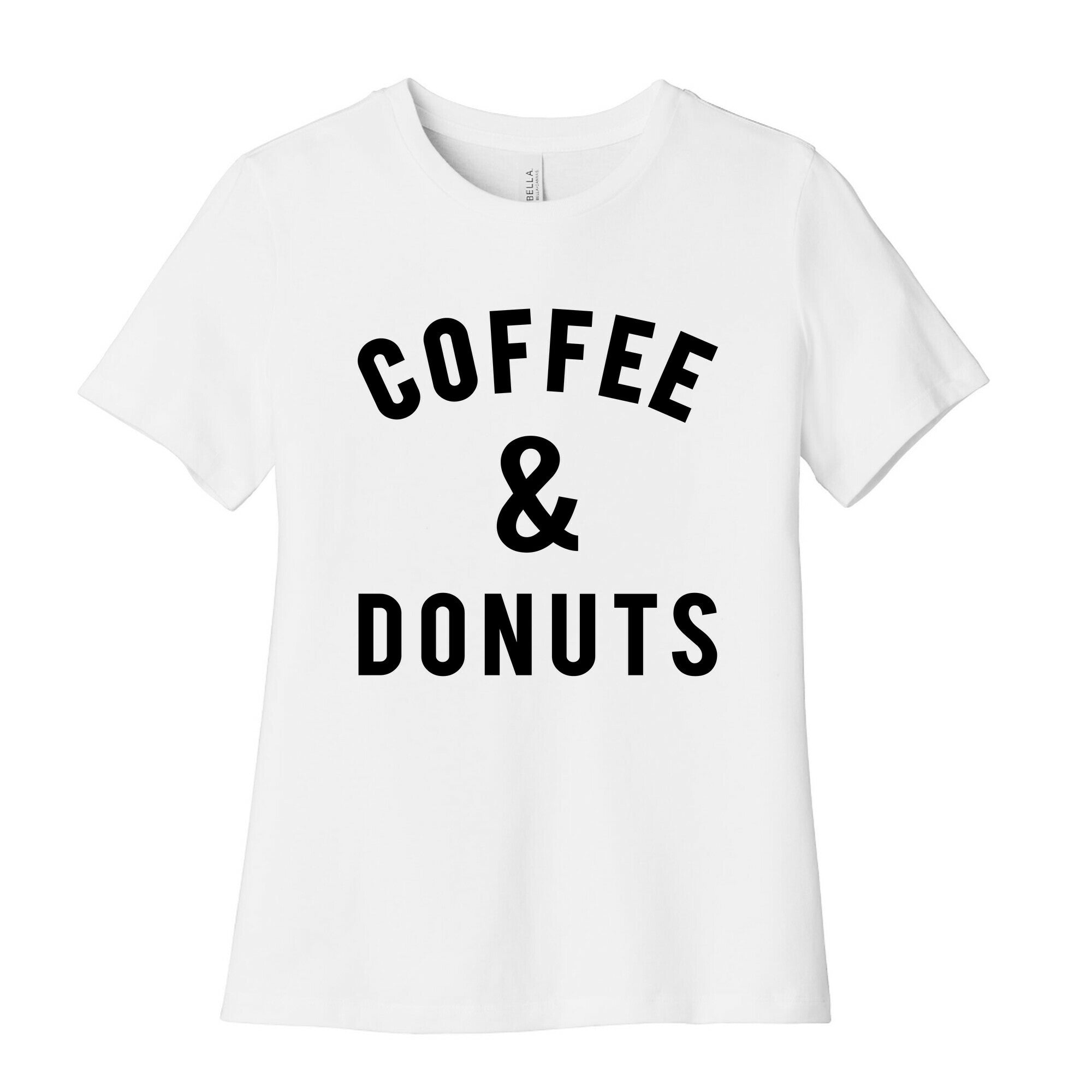 Coffee And Donuts Women's Cotton Tee