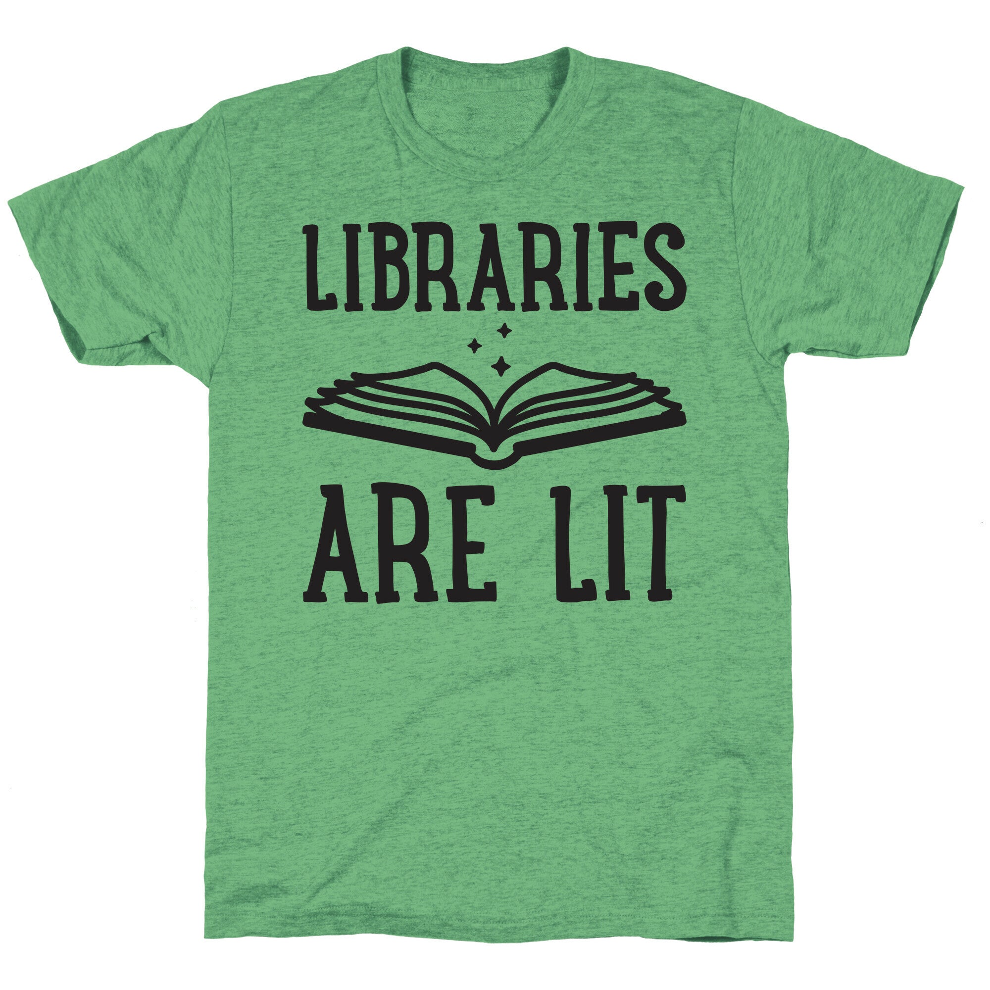 Libraries Are Lit Unisex Triblend Tee