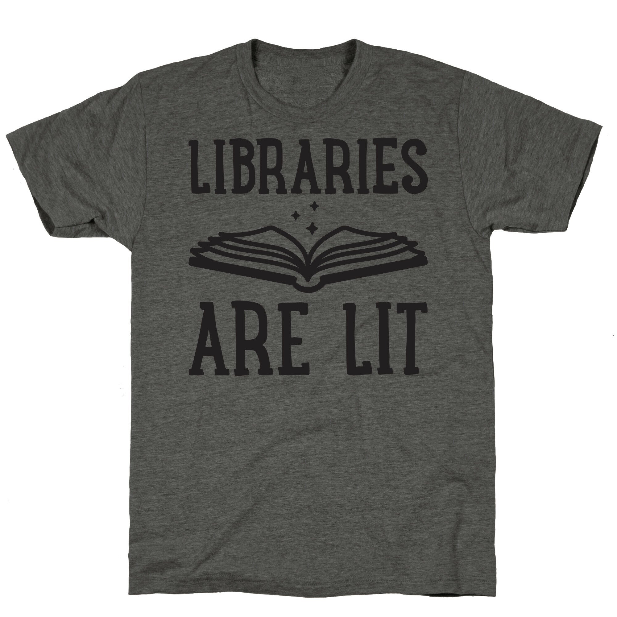 Libraries Are Lit Unisex Triblend Tee