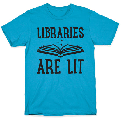 Libraries Are Lit Unisex Triblend Tee