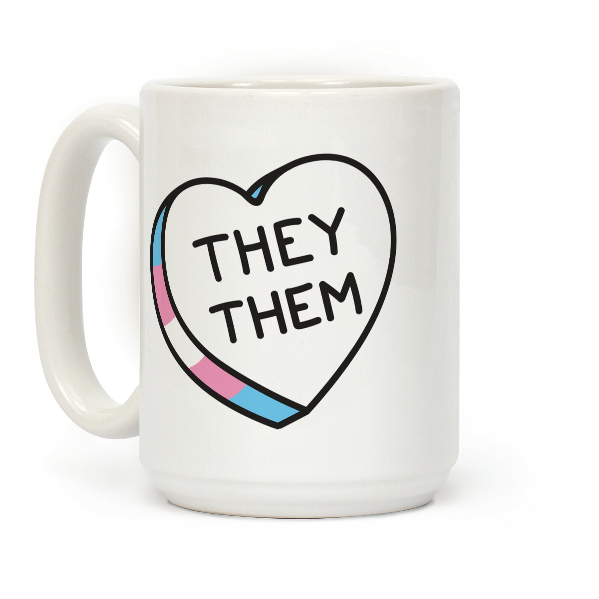 They Them Candy Heart Coffee Mug