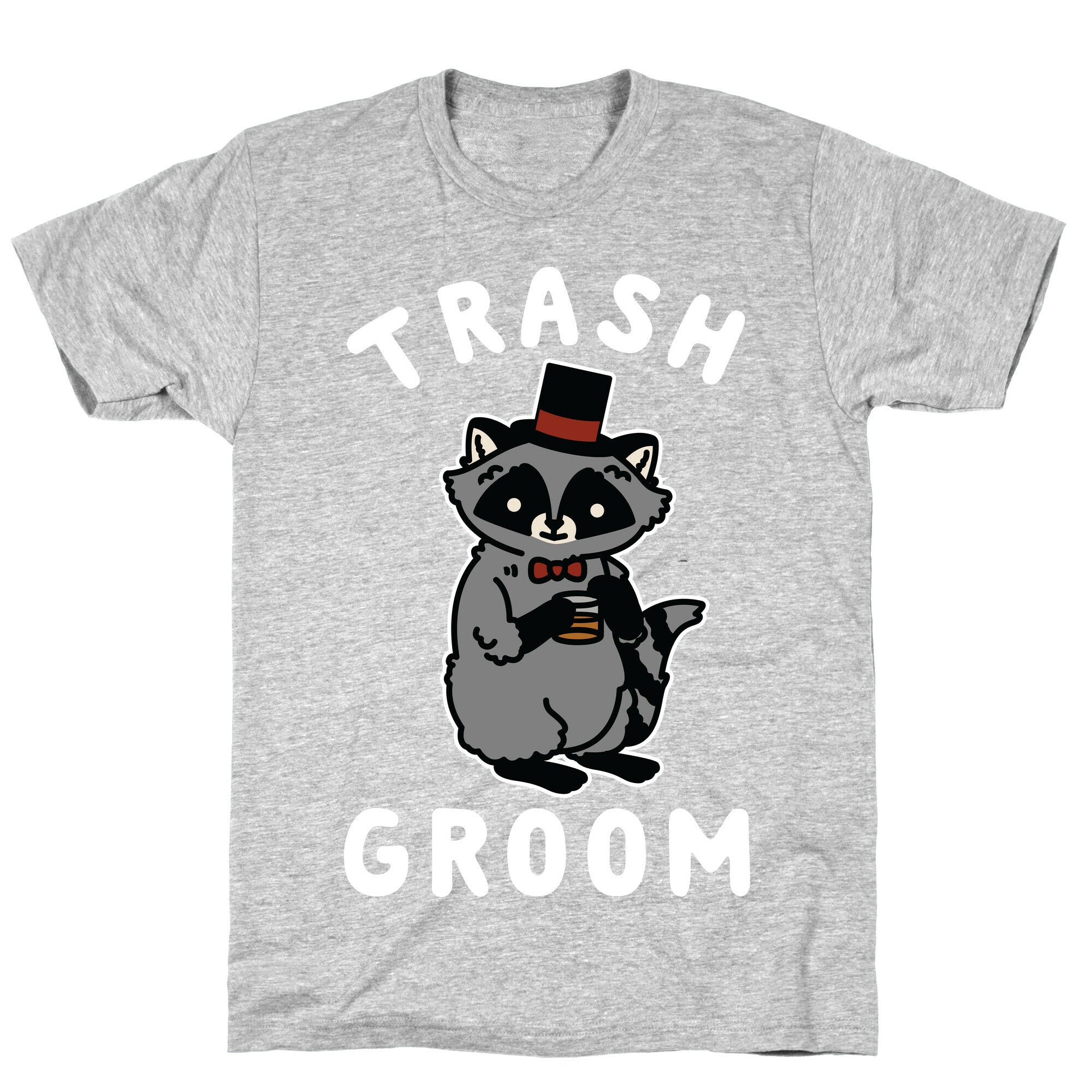 Trash Groom Raccoon Bachelor Party T-Shirt