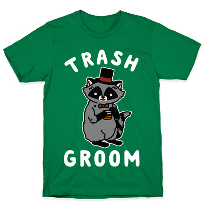 Trash Groom Raccoon Bachelor Party T-Shirt