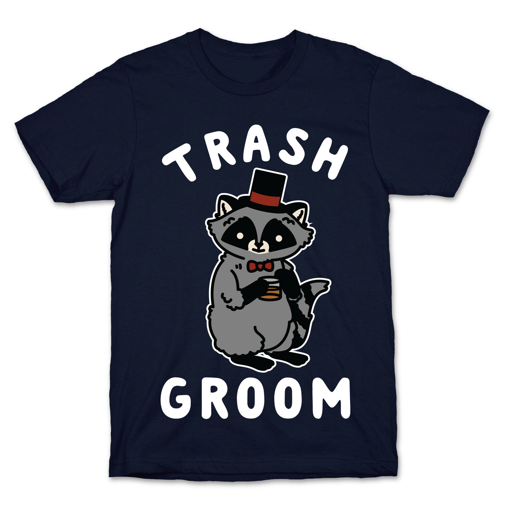 Trash Groom Raccoon Bachelor Party T-Shirt