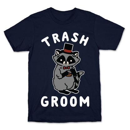 Trash Groom Raccoon Bachelor Party T-Shirt